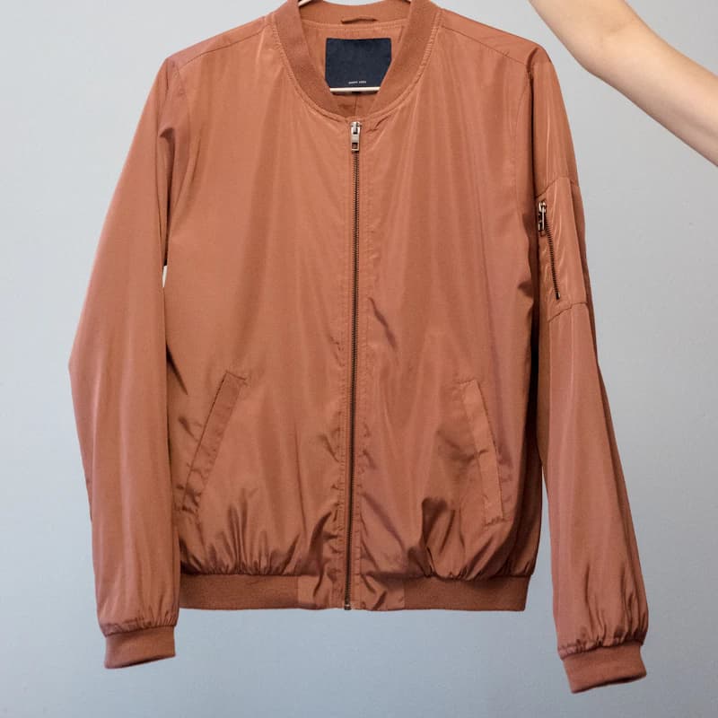 Rust Bomber Jacket