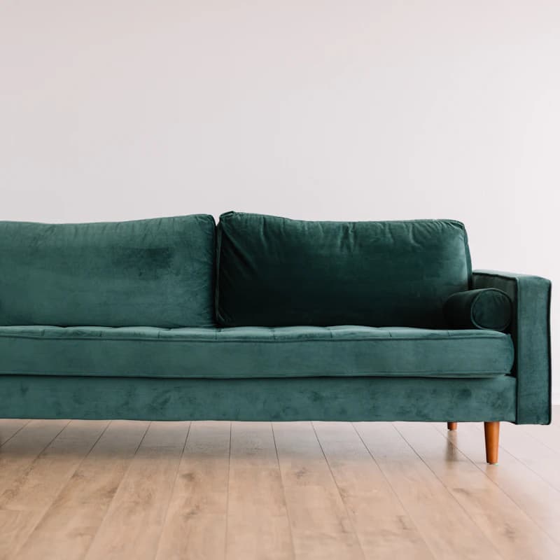 Velvet 3-Seater Sofa